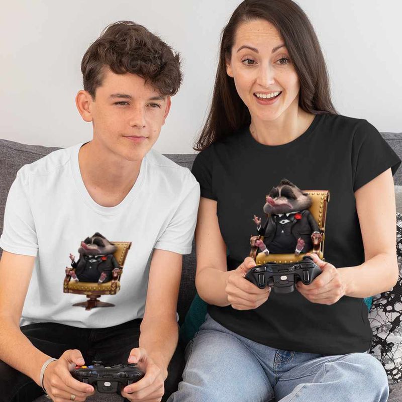 Fashion, accesorii si bijuterii - Copii - Imbracaminte copii - Tricouri copii - Tricou Copii Baieti Zootopia Mr Big Mafia Boss CoolTrend, negru, marime XS Copii - Infinity.ro
