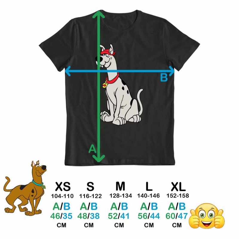 Fashion, accesorii si bijuterii - Copii - Imbracaminte copii - Tricouri copii - Tricou Copii Baieti Scooby-Dum Scooby Doo Var Verisor, negru, marime L Copii - Infinity.ro