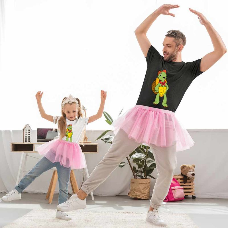 Fashion, accesorii si bijuterii - Copii - Imbracaminte copii - Tricouri copii - Tricou Copii Fete Desene Animate Testoasa Franklin CoolTrend, negru, marime XL Copii - Infinity.ro
