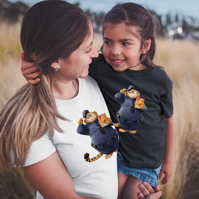 Fashion, accesorii si bijuterii - Copii - Imbracaminte copii - Tricouri copii - Tricou Copii Fete Zootopia Gheruta Tigru Politist CoolTrend, alb, marime L Copii - Infinity.ro