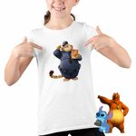 Fashion, accesorii si bijuterii - Copii - Imbracaminte copii - Tricouri copii - Tricou Copii Fete Zootopia Gheruta Tigru Politist CoolTrend, alb, marime L Copii - Infinity.ro