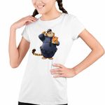Fashion, accesorii si bijuterii - Copii - Imbracaminte copii - Tricouri copii - Tricou Copii Fete Zootopia Gheruta Tigru Politist CoolTrend, alb, marime L Copii - Infinity.ro