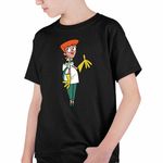 Fashion, accesorii si bijuterii - Copii - Imbracaminte copii - Tricouri copii - Tricou Copii Baieti Dexters Laboratory Mama, negru, marime XS Copii - Infinity.ro