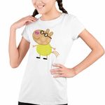 Fashion, accesorii si bijuterii - Copii - Imbracaminte copii - Tricouri copii - Tricou Copii Fete Poneiul Pedro Purcelusa Peppa Pig CoolTrend, alb, marime S Copii - Infinity.ro