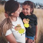 Fashion, accesorii si bijuterii - Copii - Imbracaminte copii - Tricouri copii - Tricou Copii Fete Poneiul Pedro Purcelusa Peppa Pig CoolTrend, alb, marime S Copii - Infinity.ro