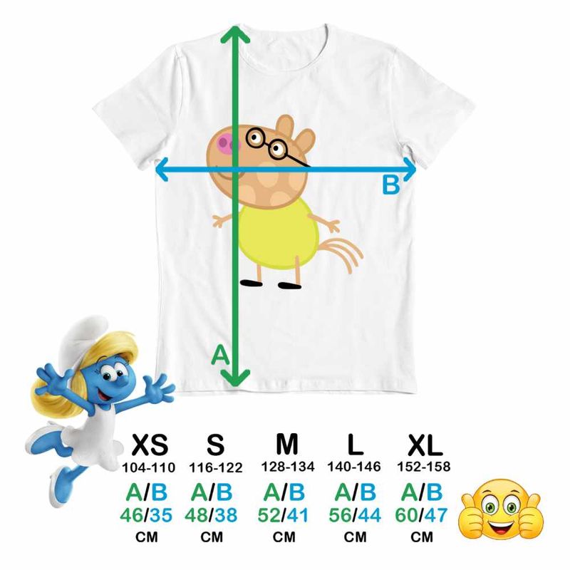 Fashion, accesorii si bijuterii - Copii - Imbracaminte copii - Tricouri copii - Tricou Copii Fete Poneiul Pedro Purcelusa Peppa Pig CoolTrend, alb, marime S Copii - Infinity.ro