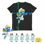 Fashion, accesorii si bijuterii - Copii - Imbracaminte copii - Tricouri copii - Tricou Copii Fete Strumfita Desene Strumfii CoolTrend, negru, marime L Copii - Infinity.ro