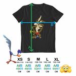 Fashion, accesorii si bijuterii - Copii - Imbracaminte copii - Tricouri copii - Tricou Copii Baieti Coiotul Strutul Ganditor, negru, marime XL Copii - Infinity.ro