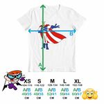 Fashion, accesorii si bijuterii - Copii - Imbracaminte copii - Tricouri copii - Tricou Copii Baieti Dexters Laboratory Major Glory Super Erou, alb, marime XL Copii - Infinity.ro