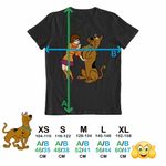 Fashion, accesorii si bijuterii - Copii - Imbracaminte copii - Tricouri copii - Tricou Copii Baieti Scooby Doo Velma Friends, negru, marime XS Copii - Infinity.ro