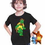 Fashion, accesorii si bijuterii - Copii - Imbracaminte copii - Tricouri copii - Tricou Copii Baieti Franklin Desene Animate CoolTrend, negru, marime S Copii - Infinity.ro