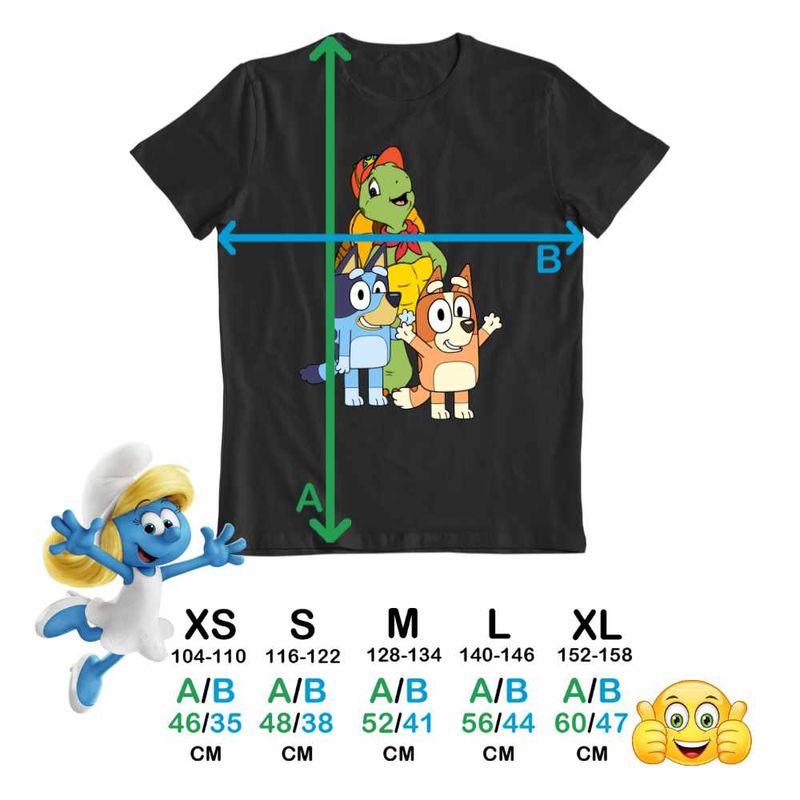 Fashion, accesorii si bijuterii - Copii - Imbracaminte copii - Tricouri copii - Tricou Copii Baieti Franklin Blue Bingo CoolTrend, negru, marime L Copii - Infinity.ro