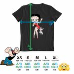 Fashion, accesorii si bijuterii - Copii - Imbracaminte copii - Tricouri copii - Tricou Copii Baieti Betty Boop Catel Pudel Valentines Day, negru, marime M Copii - Infinity.ro