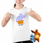Fashion, accesorii si bijuterii - Copii - Imbracaminte copii - Tricouri copii - Tricou Copii Fete Elefantul Edmond Purcelusa Peppa Pig CoolTrend, alb, marime XS Copii - Infinity.ro