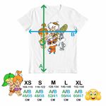 Fashion, accesorii si bijuterii - Copii - Imbracaminte copii - Tricouri copii - Tricou Copii Fete Familia Flintstone Pebbles Bamm Bamm Super Pisicute Bugs Bunny Bebelusi, alb, marime S Copii - Infinity.ro