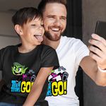 Fashion, accesorii si bijuterii - Copii - Imbracaminte copii - Tricouri copii - Tricou Copii Baieti Beast Haideti Tineri Titani CoolTrend, alb, marime S Copii - Infinity.ro