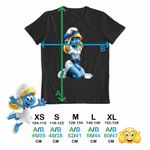 Fashion, accesorii si bijuterii - Copii - Imbracaminte copii - Tricouri copii - Tricou Copii Baieti Smurfette Strumfii Strumfita Elf CoolTrend, negru, marime S Copii - Infinity.ro