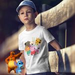 Fashion, accesorii si bijuterii - Copii - Imbracaminte copii - Tricouri copii - Tricou Copii Baieti Purcelusa Peppa Pig Prieteni Pepa CoolTrend, alb, marime XL Copii - Infinity.ro