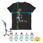 Fashion, accesorii si bijuterii - Copii - Imbracaminte copii - Tricouri copii - Tricou Copii Baieti Coiotul Strutul Desene Animate, negru, marime XS Copii - Infinity.ro