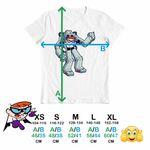 Fashion, accesorii si bijuterii - Copii - Imbracaminte copii - Tricouri copii - Tricou Copii Fete Laborator Dexter Robot Exoschelet, alb, marime XS Copii - Infinity.ro