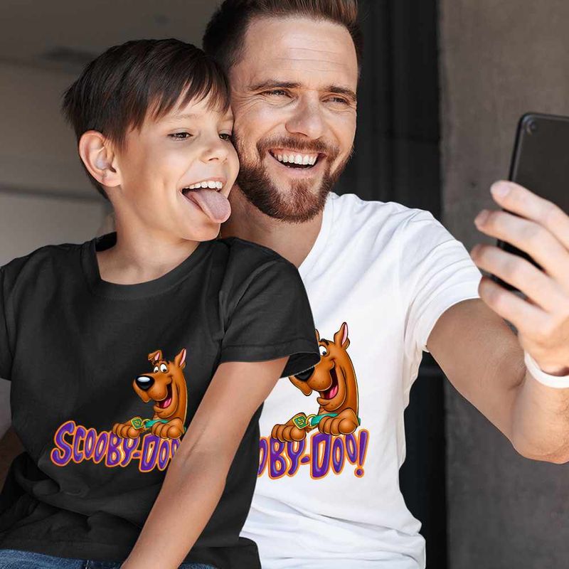 Fashion, accesorii si bijuterii - Copii - Imbracaminte copii - Tricouri copii - Tricou Copii Baieti Scooby Doo Logo Where are you, alb, marime S Copii - Infinity.ro