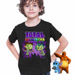 Fashion, accesorii si bijuterii - Copii - Imbracaminte copii - Tricouri copii - Tricou Copii Baieti Gradinita Dramei Totale Horror Halloween CoolTrend, negru, marime S Copii - Infinity.ro