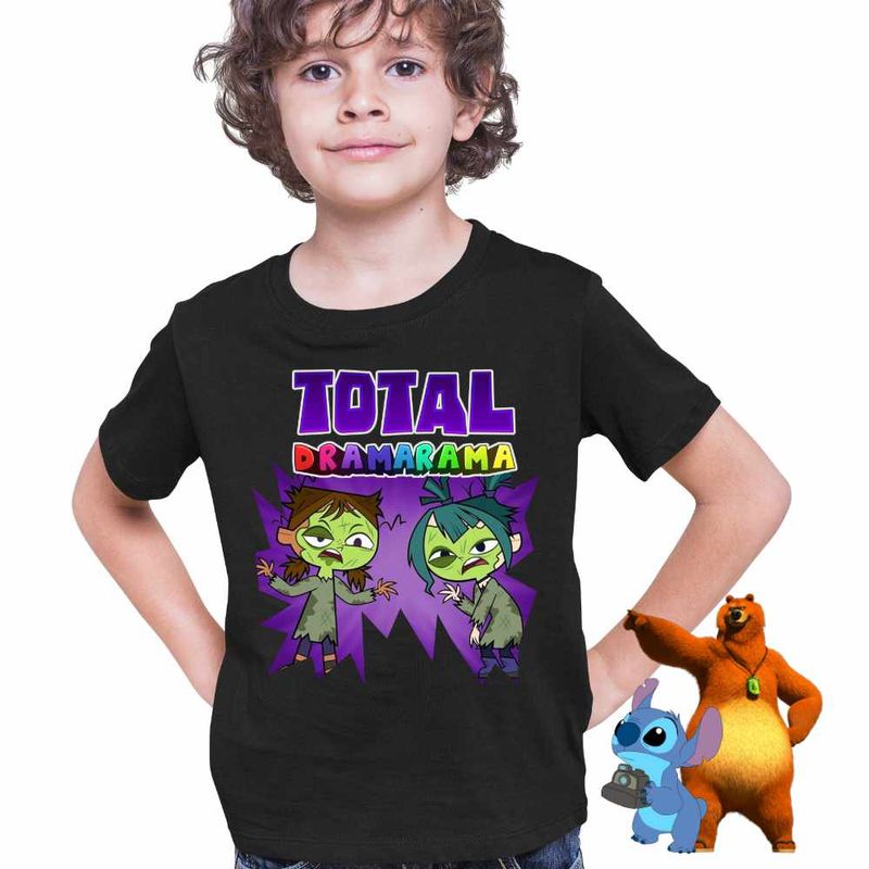 Fashion, accesorii si bijuterii - Copii - Imbracaminte copii - Tricouri copii - Tricou Copii Baieti Gradinita Dramei Totale Horror Halloween CoolTrend, negru, marime S Copii - Infinity.ro