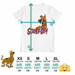 Fashion, accesorii si bijuterii - Copii - Imbracaminte copii - Tricouri copii - Tricou Copii Baieti Scooby Doo Logo Where are you, alb, marime S Copii - Infinity.ro