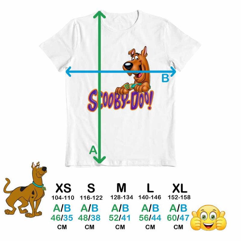Fashion, accesorii si bijuterii - Copii - Imbracaminte copii - Tricouri copii - Tricou Copii Baieti Scooby Doo Logo Where are you, alb, marime S Copii - Infinity.ro