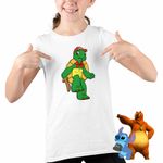 Fashion, accesorii si bijuterii - Copii - Imbracaminte copii - Tricouri copii - Tricou Copii Fete Franklin Desene Animate CoolTrend, alb, marime XS Copii - Infinity.ro