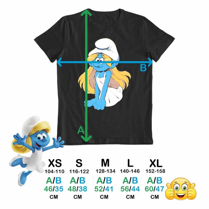 Fashion, accesorii si bijuterii - Copii - Imbracaminte copii - Tricouri copii - Tricou Copii Baieti Strumfita Dans Strumfii Strumpfita CoolTrend, negru, marime L Copii - Infinity.ro