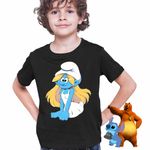 Fashion, accesorii si bijuterii - Copii - Imbracaminte copii - Tricouri copii - Tricou Copii Baieti Strumfita Dans Strumfii Strumpfita CoolTrend, negru, marime L Copii - Infinity.ro