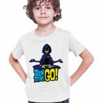 Fashion, accesorii si bijuterii - Copii - Imbracaminte copii - Tricouri copii - Tricou Copii Baieti Raven Mediteaza Tineri Titani CoolTrend, alb, marime S Copii - Infinity.ro