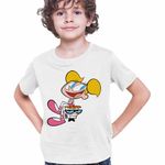 Fashion, accesorii si bijuterii - Copii - Imbracaminte copii - Tricouri copii - Tricou Copii Baieti DeeDee Dexter Laboratory Dee Dee, alb, marime L Copii - Infinity.ro