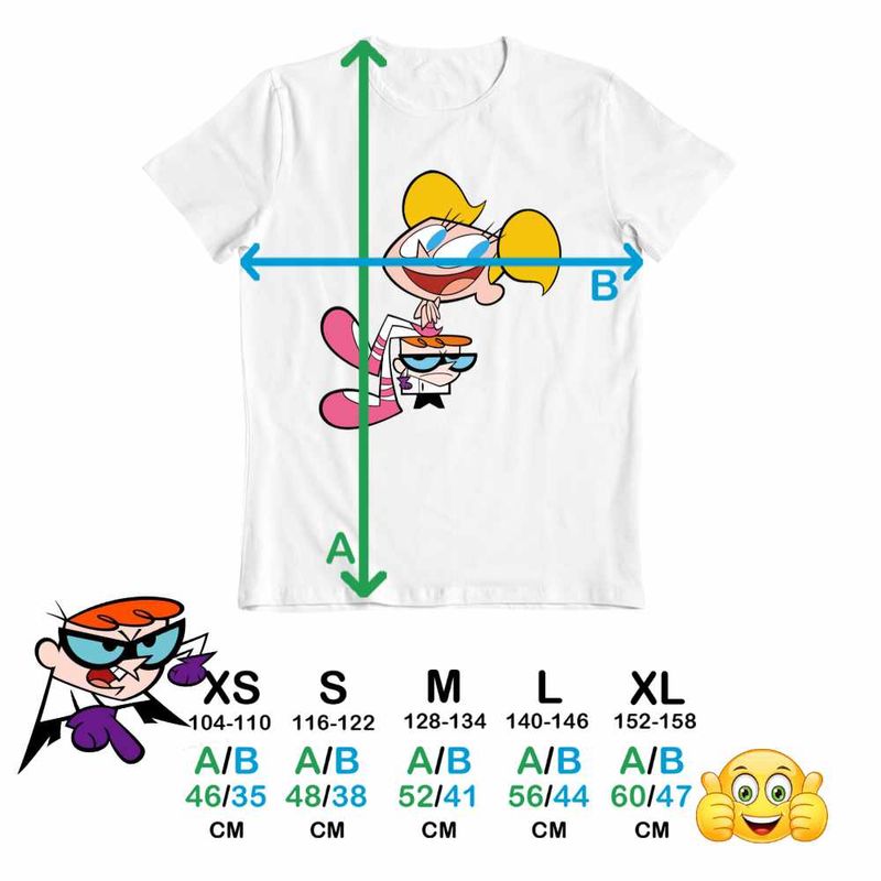 Fashion, accesorii si bijuterii - Copii - Imbracaminte copii - Tricouri copii - Tricou Copii Baieti DeeDee Dexter Laboratory Dee Dee, alb, marime L Copii - Infinity.ro