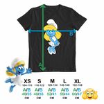 Fashion, accesorii si bijuterii - Copii - Imbracaminte copii - Tricouri copii - Tricou Copii Baieti Strumfita Desene Copilarie Strumfii CoolTrend, negru, marime XL Copii - Infinity.ro