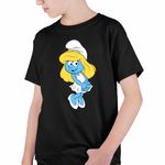 Fashion, accesorii si bijuterii - Copii - Imbracaminte copii - Tricouri copii - Tricou Copii Baieti Strumfita Desene Copilarie Strumfii CoolTrend, negru, marime XL Copii - Infinity.ro