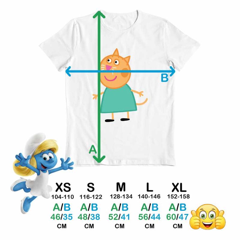 Fashion, accesorii si bijuterii - Copii - Imbracaminte copii - Tricouri copii - Tricou Copii Baieti Pisica Candy Purcelusa Peppa Pig Pepa CoolTrend, alb, marime XS Copii - Infinity.ro