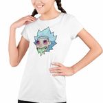 Fashion, accesorii si bijuterii - Copii - Imbracaminte copii - Tricouri copii - Tricou Copii Fete Rick and Morty Legend, alb, marime XS Copii - Infinity.ro
