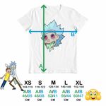 Fashion, accesorii si bijuterii - Copii - Imbracaminte copii - Tricouri copii - Tricou Copii Fete Rick and Morty Legend, alb, marime XS Copii - Infinity.ro