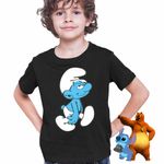 Fashion, accesorii si bijuterii - Copii - Imbracaminte copii - Tricouri copii - Tricou Copii Baieti Strumfii Somnorosul Somnorila CoolTrend, negru, marime L Copii - Infinity.ro