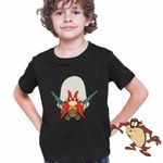 Fashion, accesorii si bijuterii - Copii - Imbracaminte copii - Tricouri copii - Tricou Copii Baieti Yosemite Sam Cowboy, negru, marime M Copii - Infinity.ro