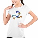 Fashion, accesorii si bijuterii - Copii - Imbracaminte copii - Tricouri copii - Tricou Copii Fete Cioiotul Strutul Beep Beep, alb, marime XS Copii - Infinity.ro