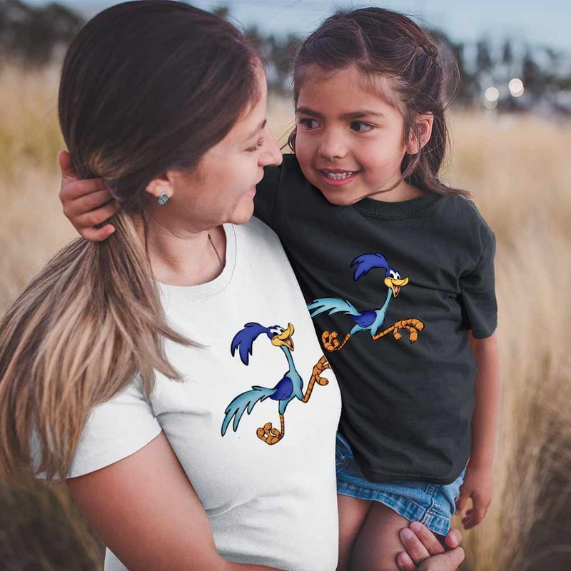 Fashion, accesorii si bijuterii - Copii - Imbracaminte copii - Tricouri copii - Tricou Copii Fete Cioiotul Strutul Beep Beep, alb, marime XS Copii - Infinity.ro