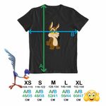 Fashion, accesorii si bijuterii - Copii - Imbracaminte copii - Tricouri copii - Tricou Copii Baieti Coiot Chibi Bebelus, negru, marime S Copii - Infinity.ro