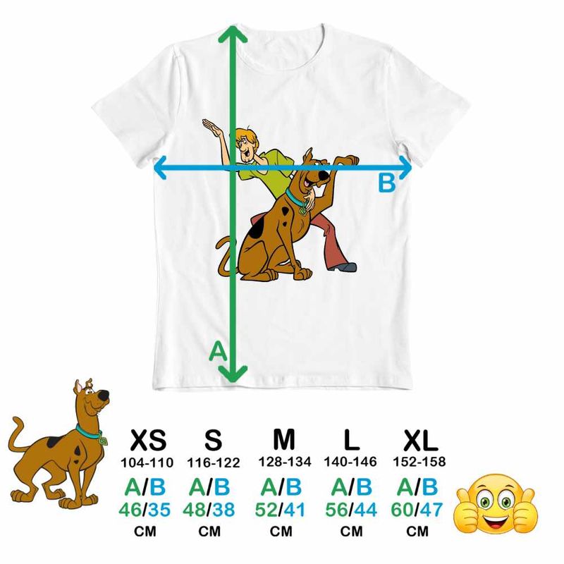 Fashion, accesorii si bijuterii - Copii - Imbracaminte copii - Tricouri copii - Tricou Copii Fete ScoobyDoo Shaggy Saluta Joaca, alb, marime XS Copii - Infinity.ro