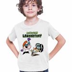 Fashion, accesorii si bijuterii - Copii - Imbracaminte copii - Tricouri copii - Tricou Copii Baieti Dexters Laboratory Mandark Victorie, alb, marime M Copii - Infinity.ro