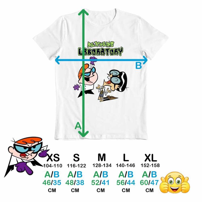 Fashion, accesorii si bijuterii - Copii - Imbracaminte copii - Tricouri copii - Tricou Copii Baieti Dexters Laboratory Mandark Victorie, alb, marime M Copii - Infinity.ro