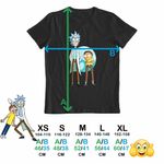 Fashion, accesorii si bijuterii - Copii - Imbracaminte copii - Tricouri copii - Tricou Copii Baieti Rick and Morty, negru, marime M Copii - Infinity.ro
