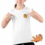 Fashion, accesorii si bijuterii - Copii - Imbracaminte copii - Tricouri copii - Tricou Copii Fete Garfield Privire Sarcastica, alb, marime XL Copii - Infinity.ro